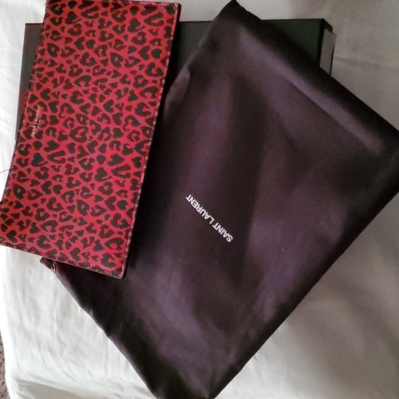 Authentic Saint Laurent Fiesta Pouch Anthony Vaccarello Collection - Picture 7 of 7